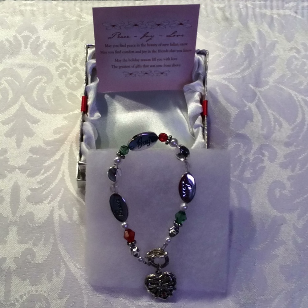 Peace, Joy and Love Bracelet